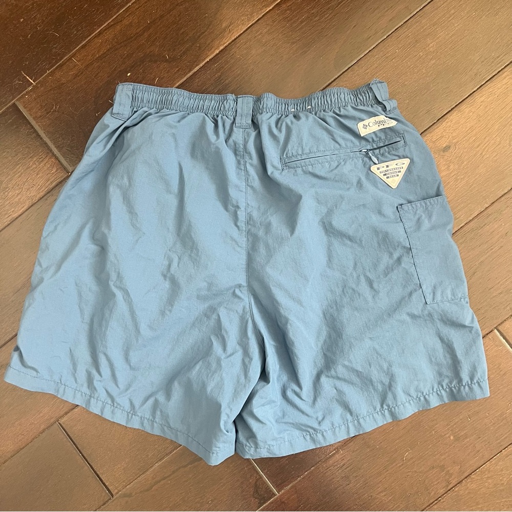 Columbia PFG Omni-Shade Shorts 6" Mens Medium Blue Swim Trunks